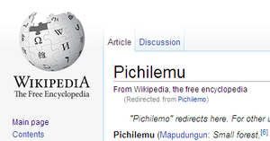EnWiki redirect - Pichilemo.png
