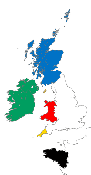 Map of Celtic Nations-flag shades.svg